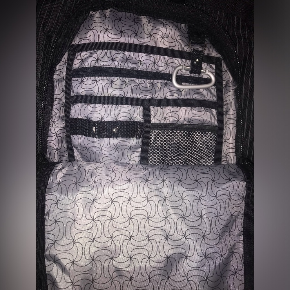 Vintage Hurley Emo Skater Pinstripe Backpack - Picture 5 of 5